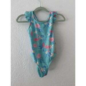 Tommy Bahama girls swimming suit flamingo floral Size 3‎